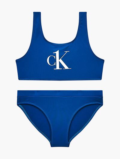 Calvin Klein Ruhák HU052752 | Calvin Klein CK One Bralette Lány Bikini Szett Kék